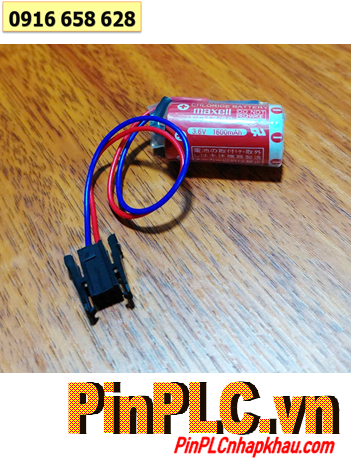 Maxell ER3 (Dây zắc đen MitSu), Pin Maxell ER3 lithium 3.6v 1/2AA 1100mAh chính hãng, Xuất xứ NHẬT